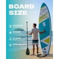thumbnail image 2 of SOLAVERO Inflatable Stand Up Paddle Board for 2 Person, Ultra-Light SUP Board with Accessories for Adults & Youth of All Skill Levels, 2 of 8
