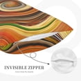 thumbnail image 5 of Bixox Colorful Swirl Printed Pillow Protector,Super Soft Ideal for Home,Guests,Rentals - 16"x24", 5 of 8