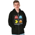 thumbnail image 5 of Problem Solved Pacman Zip Up Hoodie Men's Women's Brisco Brands S, 5 of 6