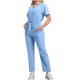thumbnail image 1 of Traje Elástico de las Mujeres, Manga Corta Delgada Estirable Y Pantalones Cortos para Uso Casual Y Casero, Ligero Y Transpirable Vestido Suelto, 1 of 7