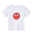 thumbnail image 3 of Ropa bonita de bola roja 2.ª para niños, camiseta de algodón de moda de verano para niños, camiseta de dibujos animados para niños, camisetas casuales de manga corta para niñas pequeñas, 3 of 5