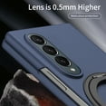 thumbnail image 4 of Magnetic Case for Samsung Galaxy Z Fold 4 Case Compatible with Mag-Safe, Built in Screen Protector with 360 Rotating Ring Holder Stand Military Grade Shockproof Flip Kickstand Phone Cover,Blue, 4 of 7