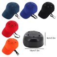 thumbnail image 4 of mmirethe Casquette de Baseball Respirante en Polyester pour Hommes Casquette de Sécurité pour Adultes Réutilisable 6 Trous Ajustable Casquettes à Visière Protecteur de Tête Rouge, 4 of 6