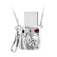 thumbnail image 5 of Mini Camera Locket Necklace Custom Picture Pendant Necklace Memorial Jewelry Gifts for Women Girlfriend Wife Photography Lovers, 5 of 8