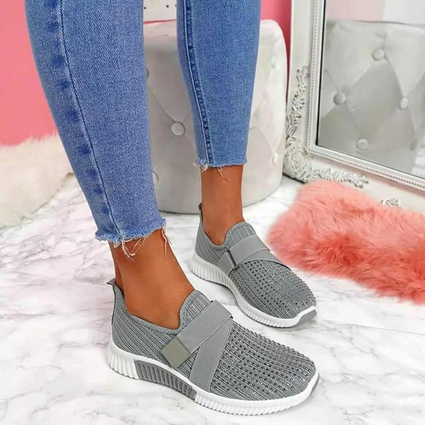 Slip-on Shoes with Orthopedic Sole Women 's Fashion Sneakers Platform ...