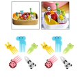 thumbnail image 5 of 10Pieces Animal Picks Lunch Bento Box Picks Cute Cartoon Toothpick Fork Picks for Cake Dessert Pastry Party Supply ,, 5 of 8