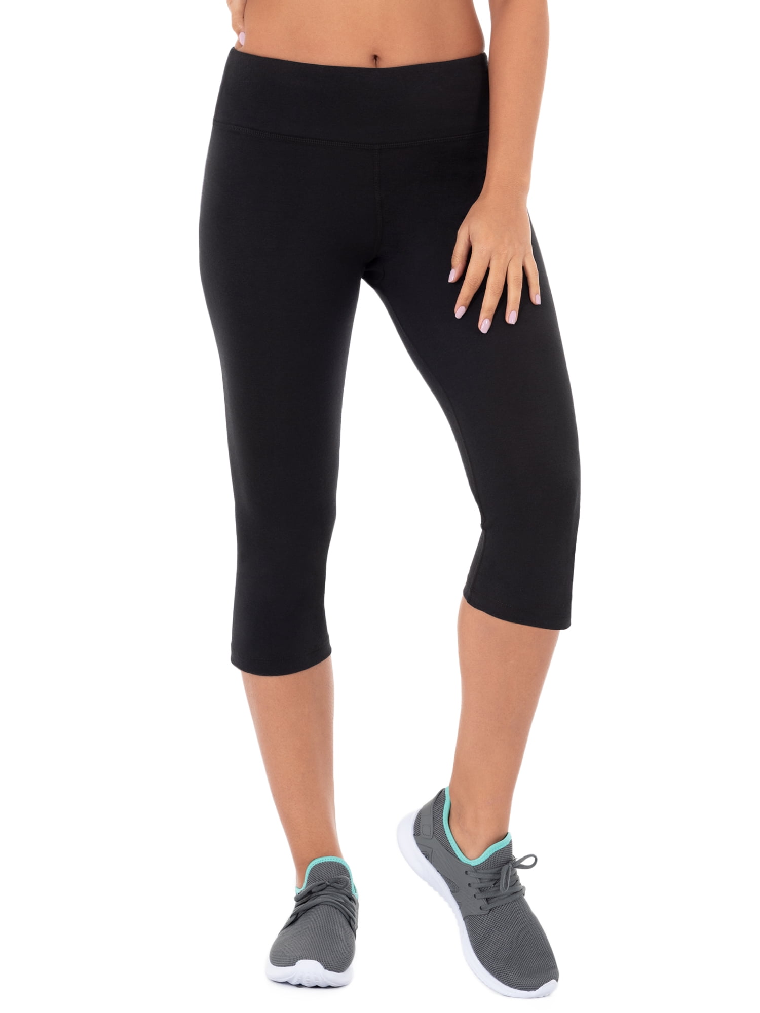 Sugar Pocket Womens Outdoor Capris Fitness Tights Leggings Walking Running Yoga Pants 