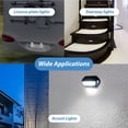 thumbnail image 5 of Dream Lighting 12V LED Courtesy Light,Stair Step,Waterproof,  Black Shell,Pack of 2,for RV Boat Deck, 5 of 9