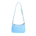 thumbnail image 4 of Bolso de mano pequeño cuadrado para mujer, de diseño sencillo, con contraste de color, informal, a la moda, para hombro y portátil, 4 of 6