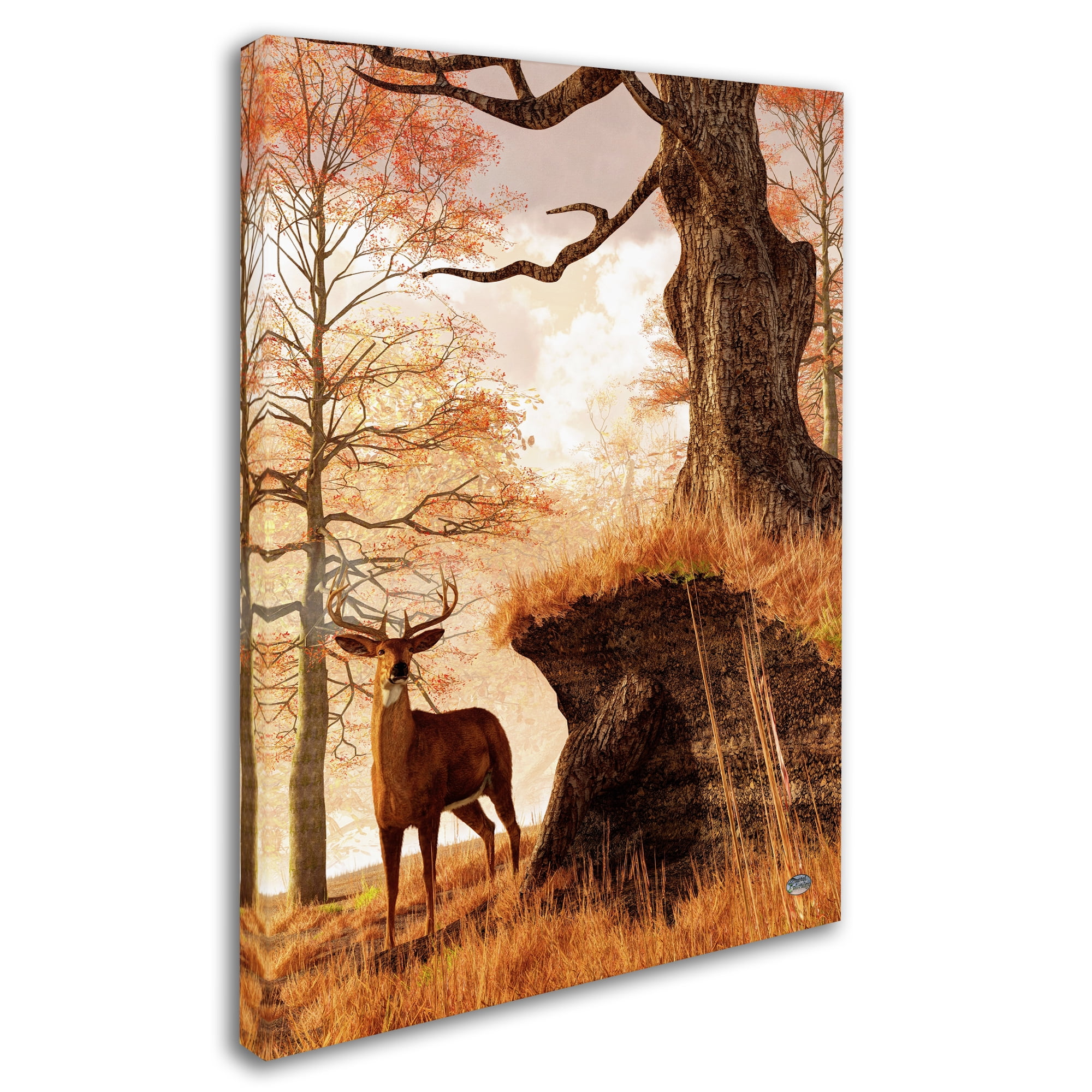 Trademark Fine Art 'Autumn Buck' Canvas Art by Daniel Eskridge