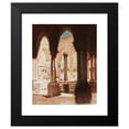 thumbnail image 2 of Kazimierz Stabrowski 12x14 Black Modern Framed Museum Art Print Titled - Monastery Courtyard in Monreale-Palermo (1924-1926), 2 of 5