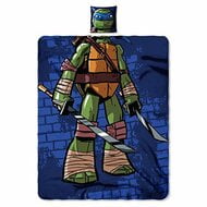 Nickelodeon Teenage Mutant Ninja Turtles Green/Gray Reversible Pillowcase 1 ct 