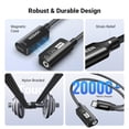 thumbnail image 4 of UGREEN Magnetic 2-in-1 USB C to 3.5mm Audio Adapter, Hi-Res DAC 32bit/384kHz, PD 60W Charging, compatible with iPhone 17/S25 Ultra/Switch 2, 4 of 10