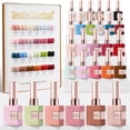 thumbnail image 1 of Set de esmaltes de uñas en gel Double Rhythm, 28 unidades, 15 ml, del mismo color, 1 of 9