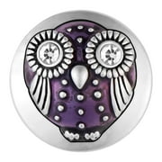 Ginger Snaps Jewelry Purple Owl Snap