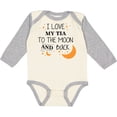 thumbnail image 3 of Inktastic I Love My Tia to the Moon and Back Boys or Girls Long Sleeve Baby Bodysuit, 3 of 5