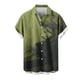 thumbnail image 4 of Mens Casual Manga Corta Botón Abajo Camisas Turndown Cuello Blusa de Impresión, Poliéster Ligero Top de la Moda para el Verano Al Aire Libre Y el Uso Diario, 4 of 6