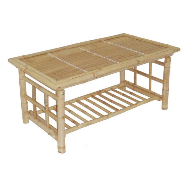 Bamboo54 Rectangular Wood Patio Coffee Table
