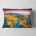 thumbnail image 2 of Designart Pink Rhododendron Flowers - Landscape Photo Throw Pillow - 12x20, 2 of 5
