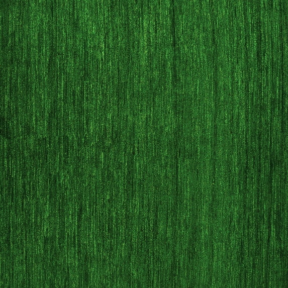Ahgly Company Indoor Square Abstract Green Modern Area Rugs, 7' Square