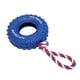 thumbnail image 1 of Juguete Para Masticar Neumáticos Para Perros, Juguete Dispensador De Golosinas Para Perros, Interactivo, Fácil Limpieza, Usable Con Cuerda Para Perros Medianos Y Grandes, 1 of 7