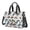 Monster Cartoon Truck White Pattern-1, variant on Monster Cartoon Truck Brown Pattern Canvas Messenger Tote Bag, Nurse Handbag with Multi Pockets & Removable Strap, Durable Canvas Gifts for Birthday Christmas Thanksgiving