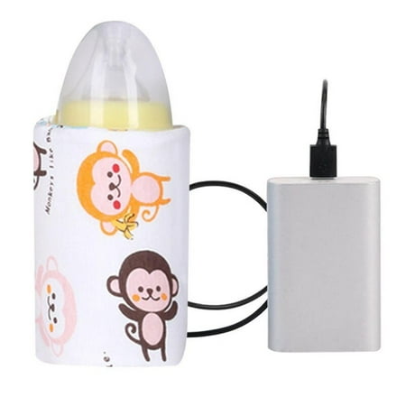 Baby Kids Feeding Bottle Warmer USB Portable Milk Temperature Insulation