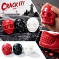 thumbnail image 2 of Halloween Skull Squishy Toy Random Color, Spooky Stress Relief Fidget Toy, Crunchy Block Filled Squeeze Ball for Halloween Party Decor Gothic Room, Gift for Halloween Lovers, 2 of 7