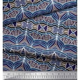 thumbnail image 2 of Soimoi Rayon Crepe Fabric Mandala Kaleidoscope Print Fabric by Yard 46 Inch Wide, 2 of 3