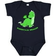 thumbnail image 3 of Inktastic Daddy's Lil' Dragon Cute Green Dragon Boys or Girls Baby Bodysuit, 3 of 5