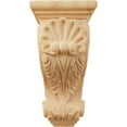 thumbnail image 2 of Ekena Millwork 4 1/2"W x 5"D x 10"H Medium Shell Corbel, Red Oak, 2 of 4