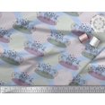 thumbnail image 2 of Soimoi Poly Crepe Fabric Architecture,Dianosaur & Soldier Kids Print Fabric by Yard 52 Inch Wide, 2 of 3
