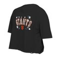 thumbnail image 2 of Girls Youth New Era Black San Francisco Giants Flip Sequin Team T-Shirt, 2 of 3