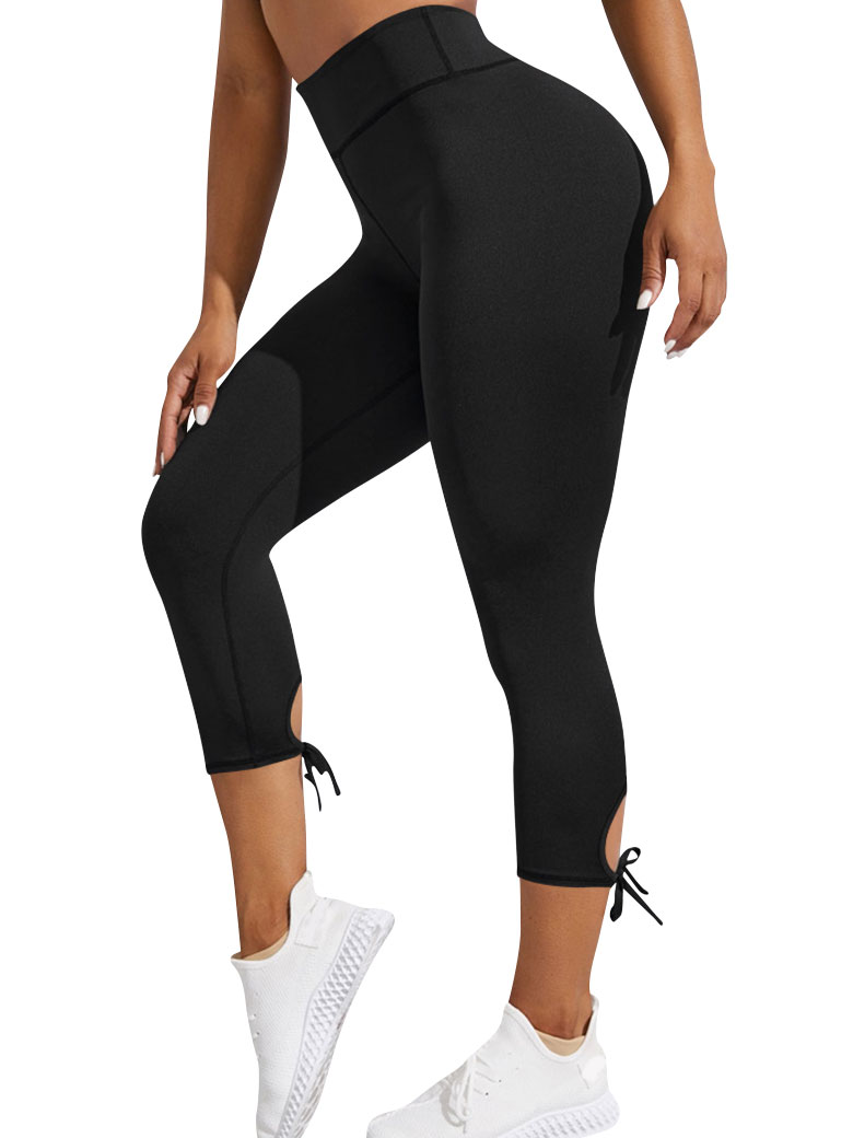 walmart.com STARVNC - STARVNC Womens Casual Solid Distressed Ripped Yoga Workout  Leggings - Walmart.com - Walmart.com