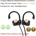 thumbnail image 4 of HAHDAXIA Silicone Eartips Replacement Earbud Tips Soft Earbud Tips Fit for Inner Hole from 3.8mm - 5.1mm Earphones Earbud Replacement Tips 9 Pairs Headphone Ear Tips SML, 4 of 7