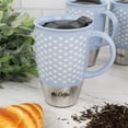 thumbnail image 5 of Mr. Coffee Coupleton Dot 4 Piece 15 Ounce Stoneware and Stainless Steel Travel Mug Set with Lid in Blue, 5 of 5