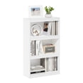 thumbnail image 4 of HomeStock French Fabulous Bookcase, Maximized Space Utilization with Sturdy, Ideal for Small Spaces-Color:White,Size:3 Tier Adjustable, 4 of 6