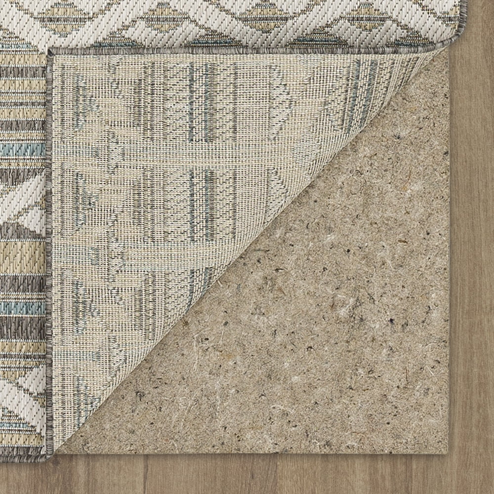Mohawk Home Clemente Geo Outdoor Area Rug, Light Grey, 5' 3" x 7' 6"