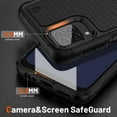 thumbnail image 7 of LeYi for Samsung Galaxy A12 5G Case, 4 Corners with Airbags, with 2 Pack Screen Protector, Black, 7 of 7