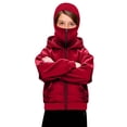 thumbnail image 2 of Boys Girls Balaclava Hooded Sweatshirt Full Zip Double Layer Hoodies Jacket Lightweight Warm Oversized Coat Trendy Outerwear, 2 of 9