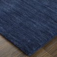 thumbnail image 6 of 2' X 3' Blue Wool Hand Woven Stain Resistant Area Rug, 6 of 10