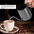thumbnail image 1 of VIFERR Cafetera 350ml Acero Inoxidable Cuello de Cisne Caño Estrecho Café Olla de Goteo Hervidor Tetera(Negro), 1 of 5