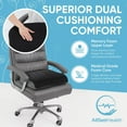 thumbnail image 3 of Cojín de asiento AllSett Health Memory Foam, grande, 48 x 43 x 7,6 cm, 3 of 6