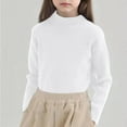 thumbnail image 2 of Maean Kids Mock Neck Sweaters Ribbon Knit Long Sleeve Fall Winter Solid Color Turtleneck Sweater, 2 of 5