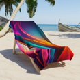 thumbnail image 2 of Beach Towel Bright Wave Neon 5, 2 of 3