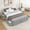 Gray, variant on Jopath Queen Size Platform Bed Frame with 6 Drawers, Wood Storage Bed with Slatted Base for Teen and Adult White