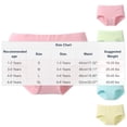 thumbnail image 3 of hengsof Girls Basic Cotton Briefs for 1-8 Years Solid Color Soft Underwear for Everyday Comfortable Essential Wear for Toddlers, 3 of 6