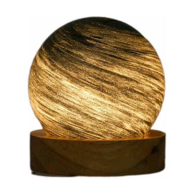 EIMELI Moon Night Light For Kids Unique 3d Planet Lamp Usb Rechargeable 3-Colors Sunset Models Gift