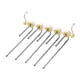 thumbnail image 1 of Portapantalones plegable - percha de 5 niveles para ahorrar espacio con gancho giratorio, clips antideslizantes y varilla de acero resistente para guardar armarios, 1 of 4