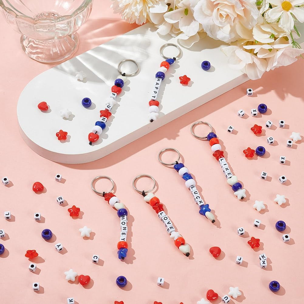 Ensemble Perles Et Cordons Pour Bracelets Kit De Fabrication De Porte-clés 638 Pièces - Perles En Acrylique Lettres Et Cœurs, Anneaux Fendus, Cordons Cirés - Loisir Créatif Enfants/adultes Ensemble Perles Et Cordons Pour Bracelets Kit De Fabrication De Porte-clés 638 Pièces - Perles En Acrylique Lettres Et Cœurs, Anneaux Fendus, Cordons Cirés - Loisir Créatif Enfants/adultes